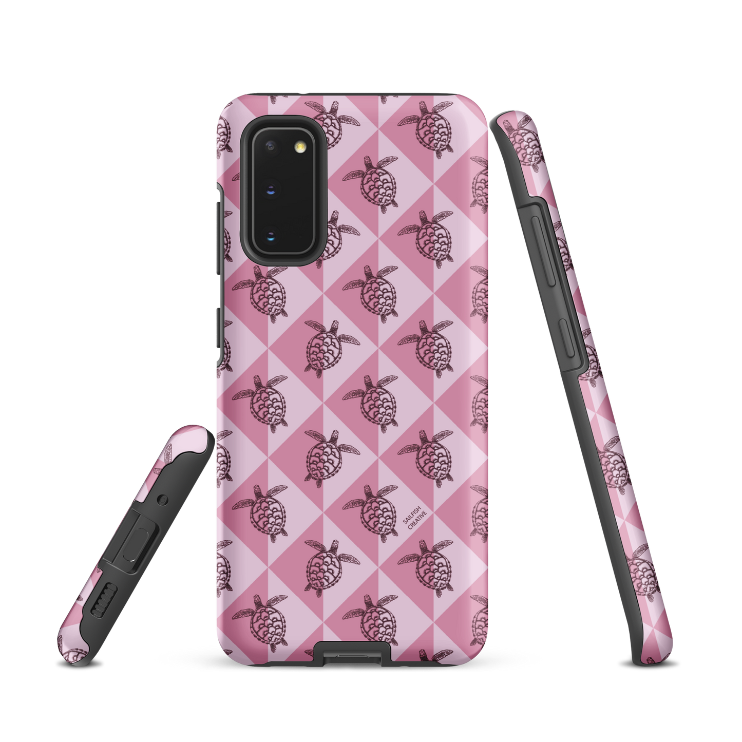 Samsung Phone Case -  Turtle Diamonds Orchid