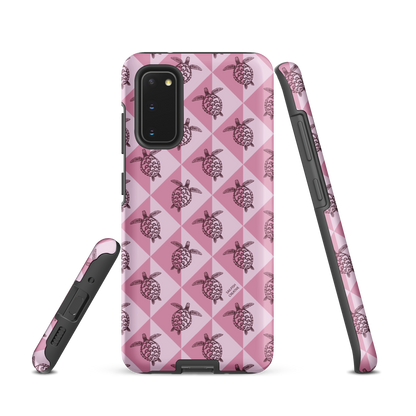 Samsung Phone Case -  Turtle Diamonds Orchid