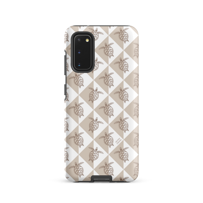 Samsung Phone Case - Turtle Diamonds Neutral