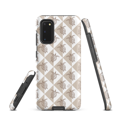 Samsung Phone Case - Turtle Diamonds Neutral