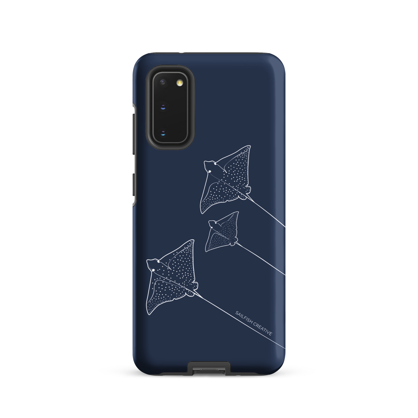 Samsung Phone Case -  Eagle Ray Outline Navy