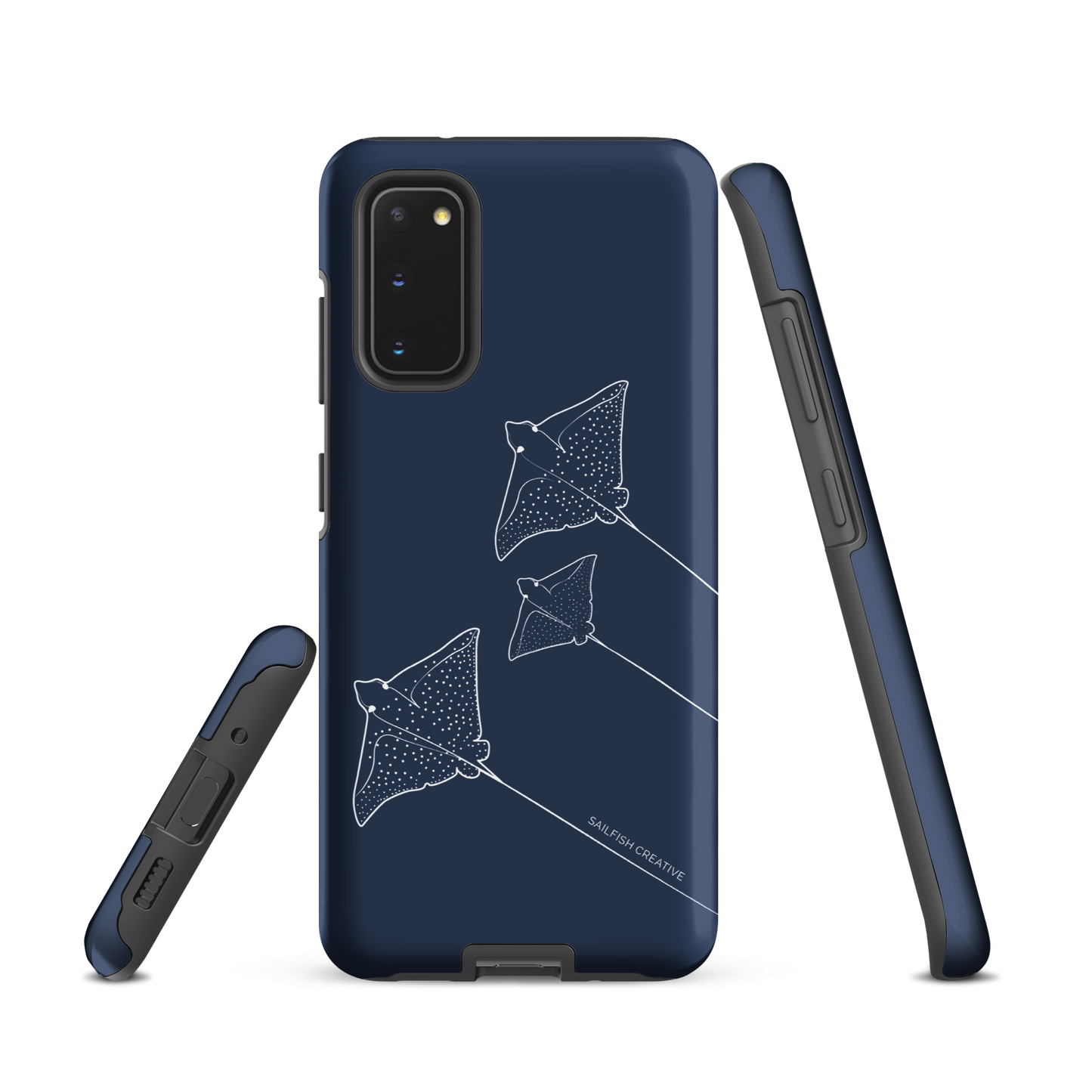 Samsung Phone Case -  Eagle Ray Outline Navy