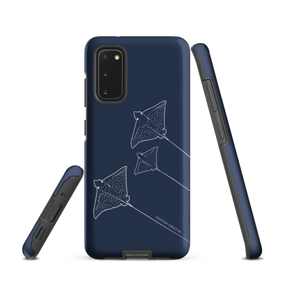 Samsung Phone Case -  Eagle Ray Outline Navy