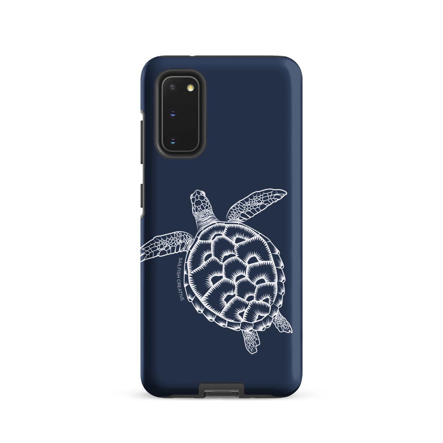 Samsung Phone Case -  Turtle Outline Navy