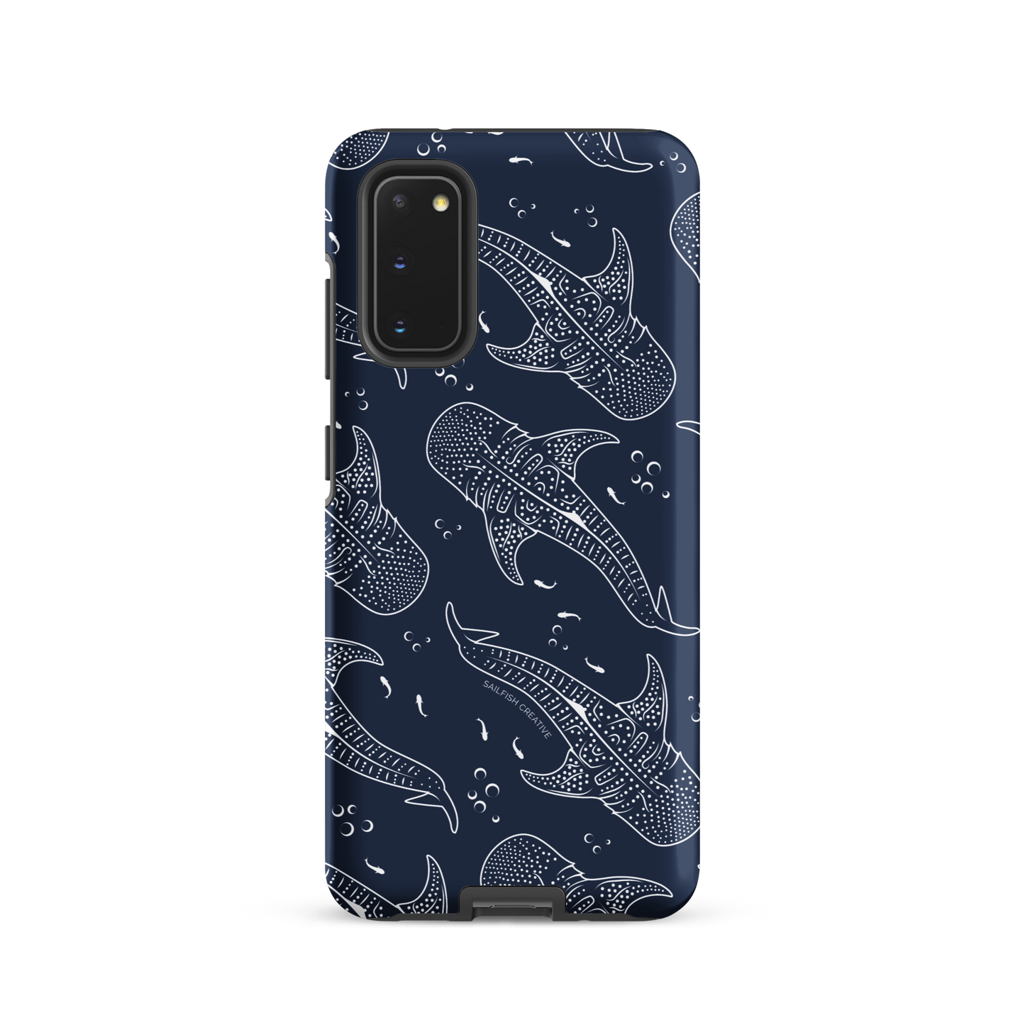 Samsung Phone Case - Whale Sharks Pattern Navy