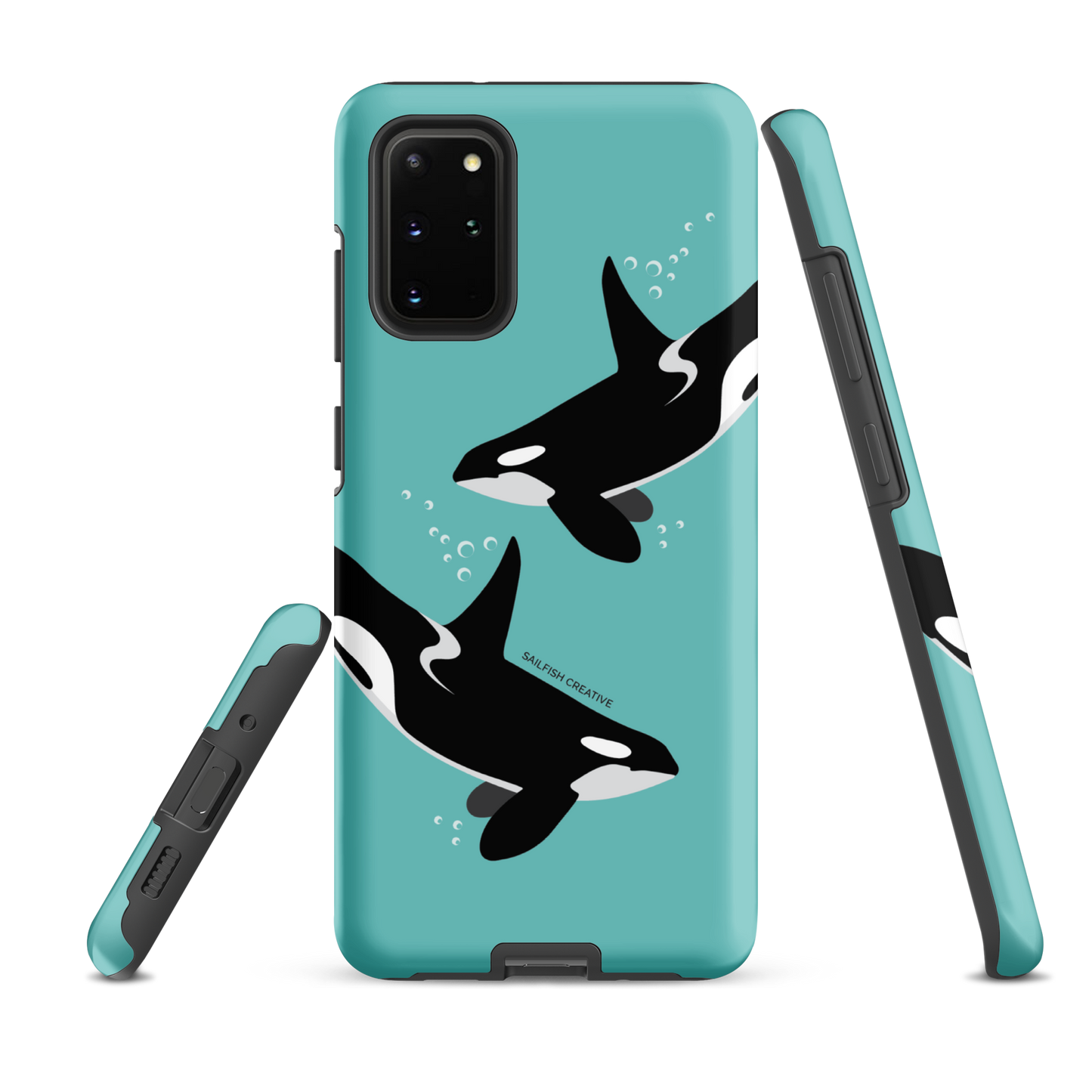 Samsung Phone Case - Orcas Blue