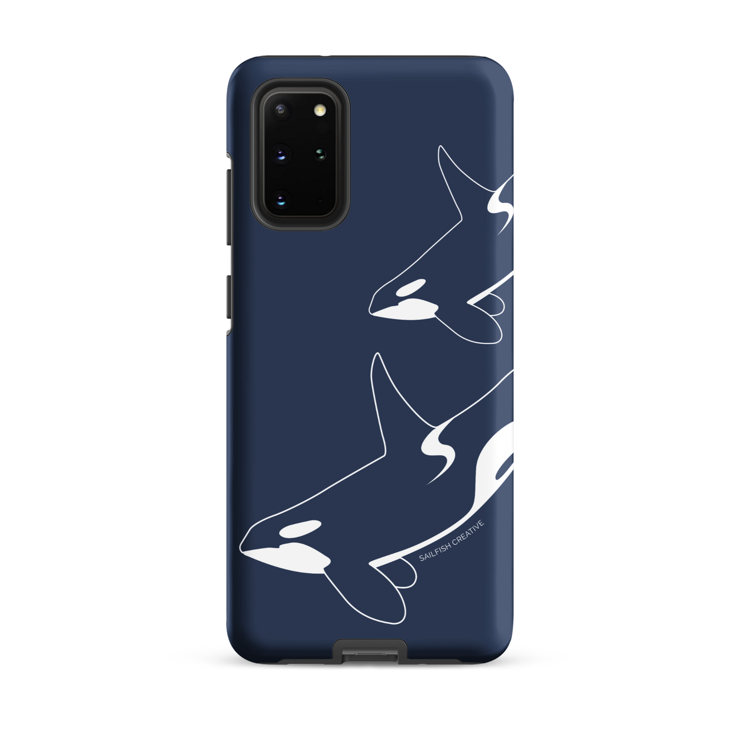 Samsung Phone Case -  Orca Outline Navy