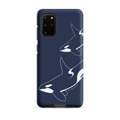 Samsung Phone Case -  Orca Outline Navy