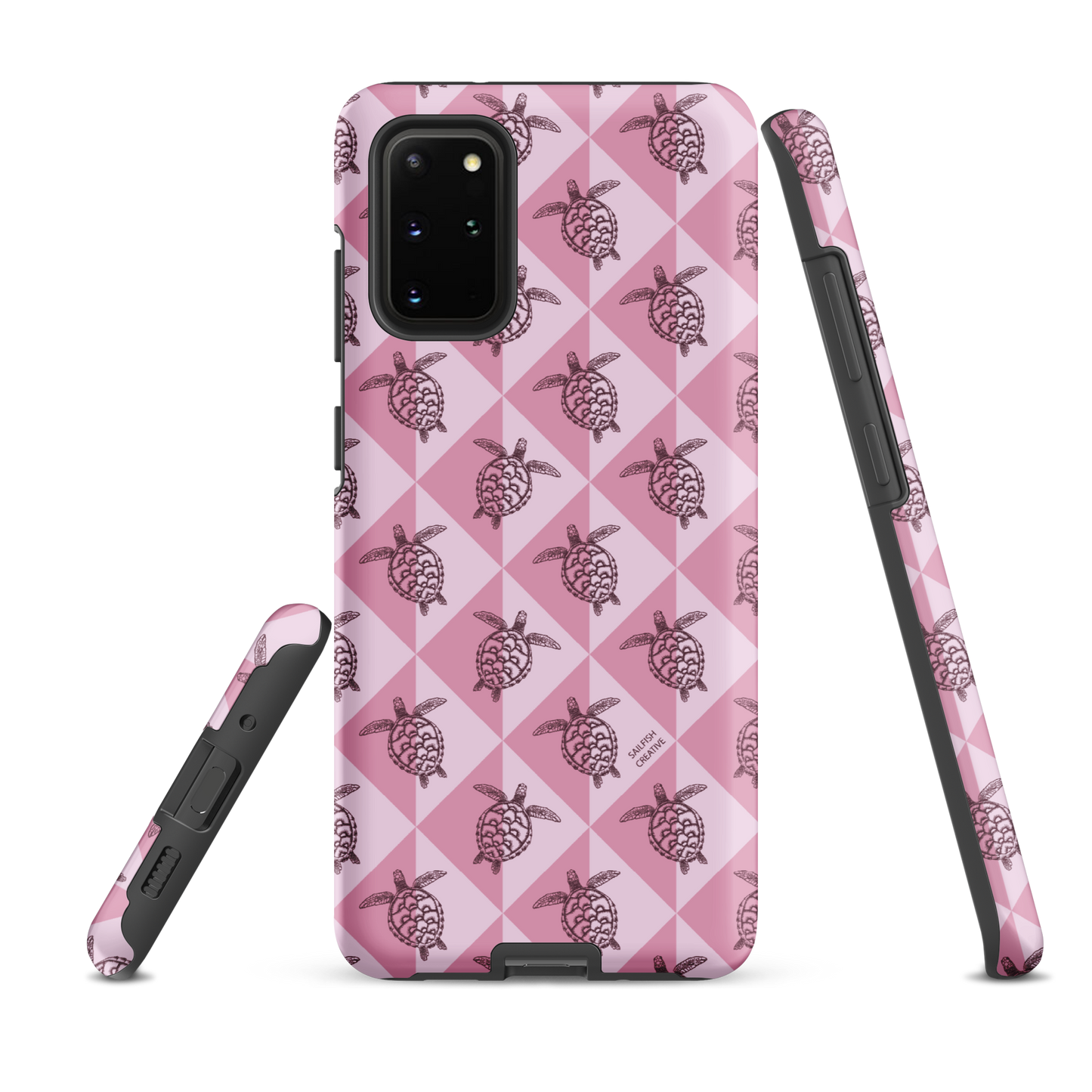 Samsung Phone Case -  Turtle Diamonds Orchid