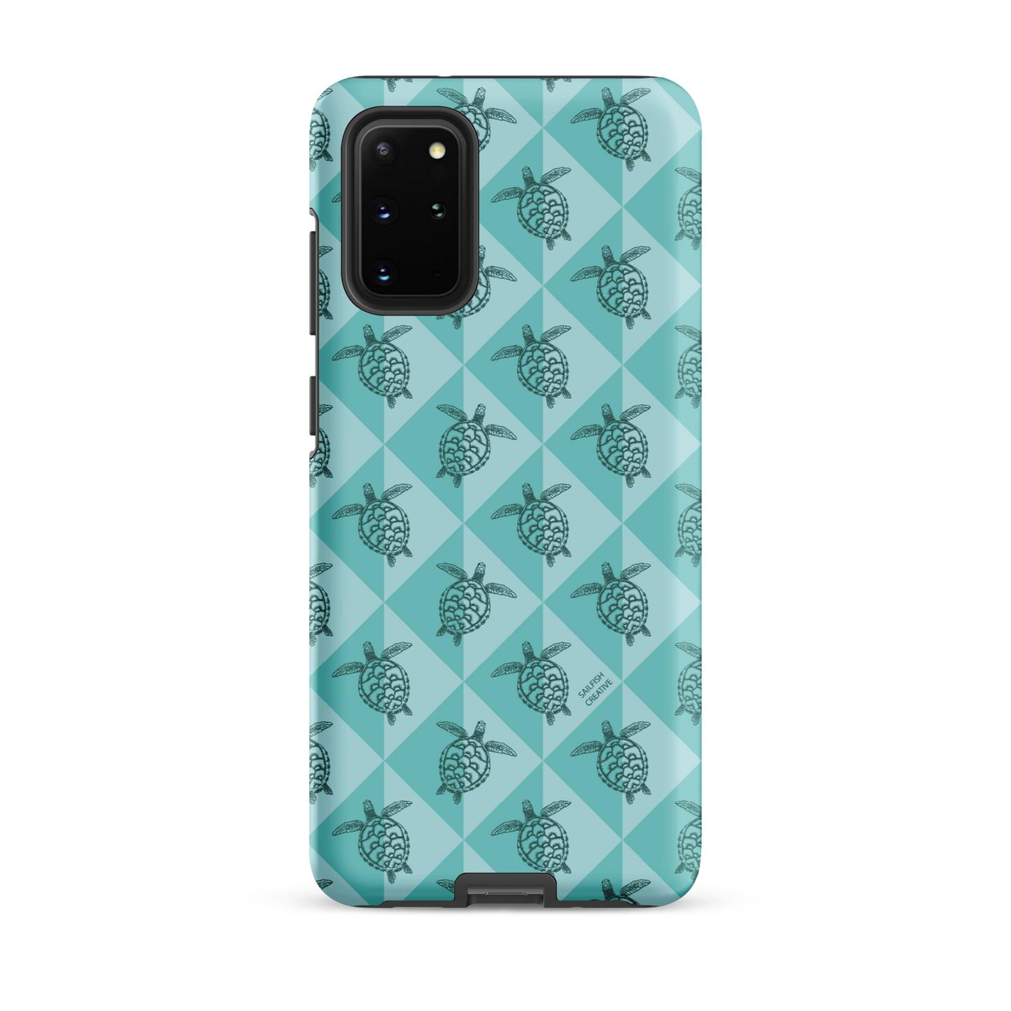 Samsung Phone Case - Turtle Diamonds Teal