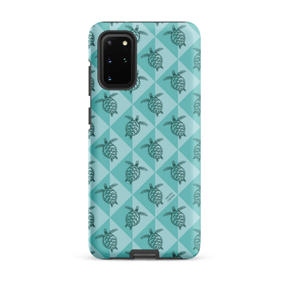 Samsung Phone Case - Turtle Diamonds Teal