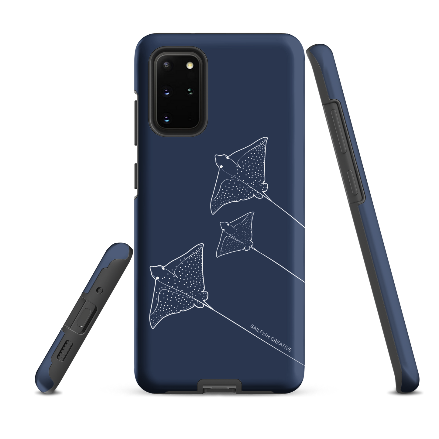 Samsung Phone Case -  Eagle Ray Outline Navy