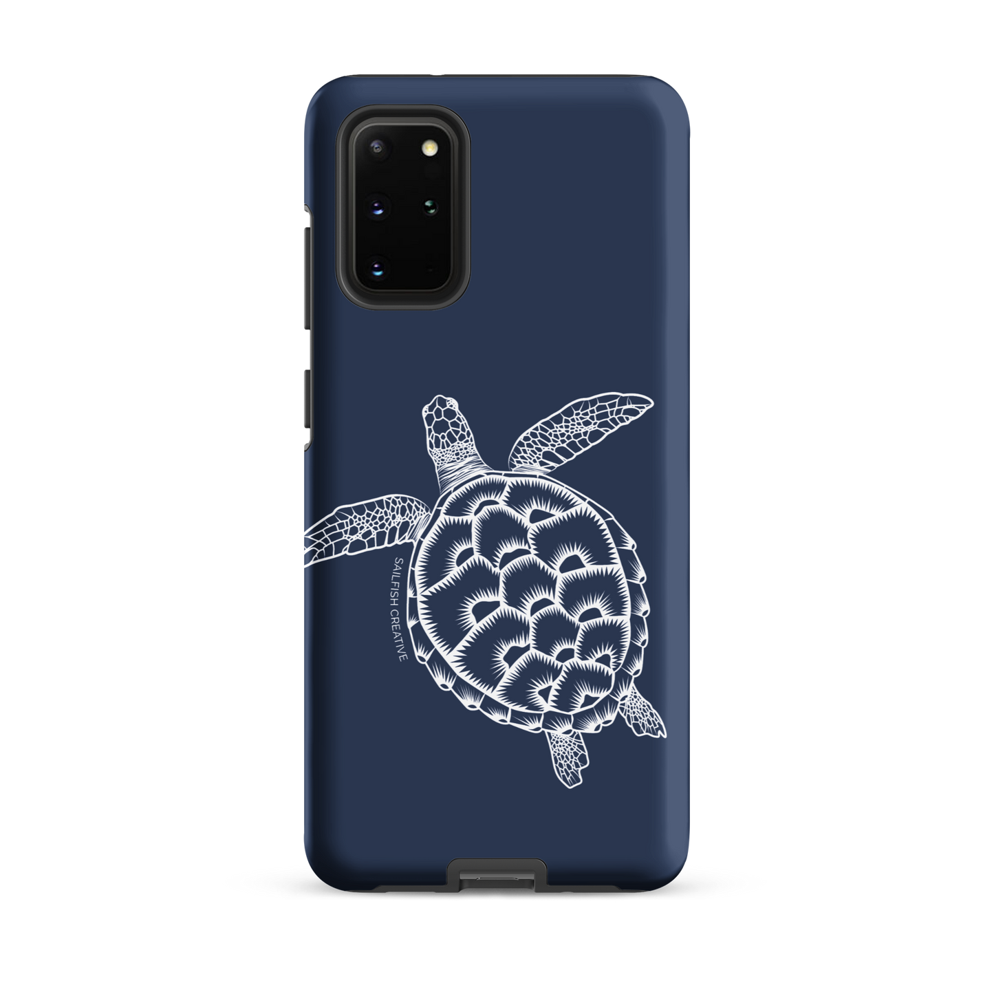 Samsung Phone Case -  Turtle Outline Navy