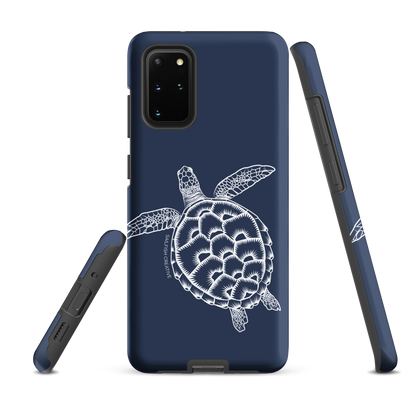 Samsung Phone Case -  Turtle Outline Navy