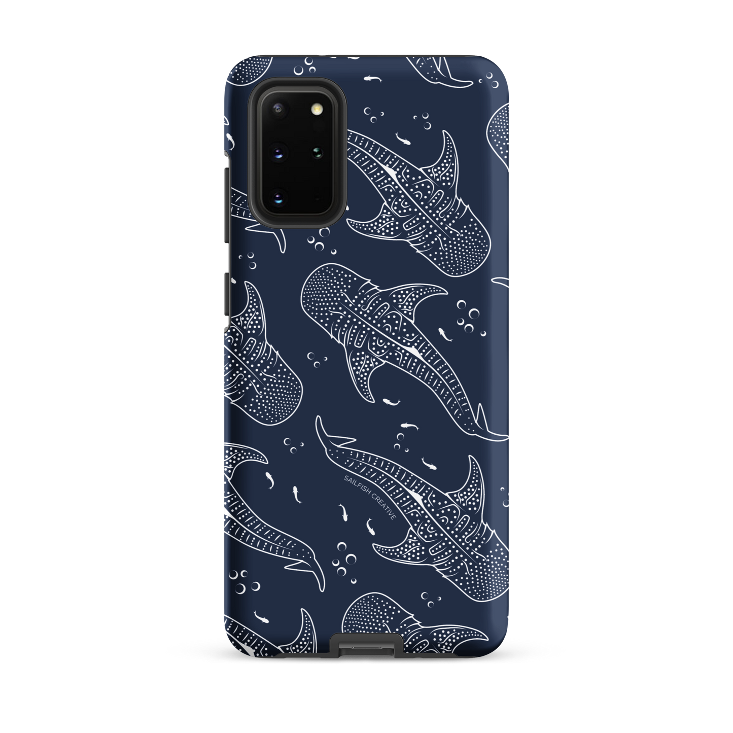 Samsung Phone Case - Whale Sharks Pattern Navy