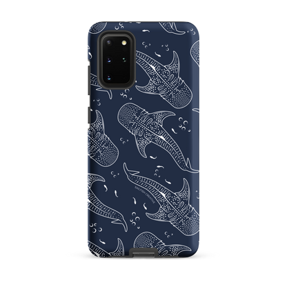 Samsung Phone Case - Whale Sharks Pattern Navy