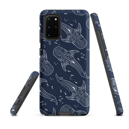 Samsung Phone Case - Whale Sharks Pattern Navy