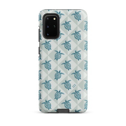 Samsung Phone Case -  Turtle Diamonds Coastal Storm