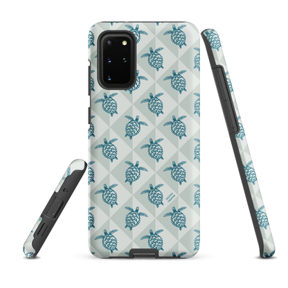 Samsung Phone Case -  Turtle Diamonds Coastal Storm