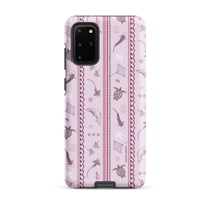 Samsung Phone Case - Orchid Candy Stripes