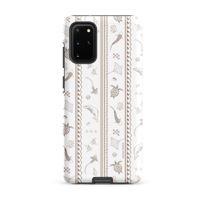 Samsung Phone Case -  Candy Stripes Beige