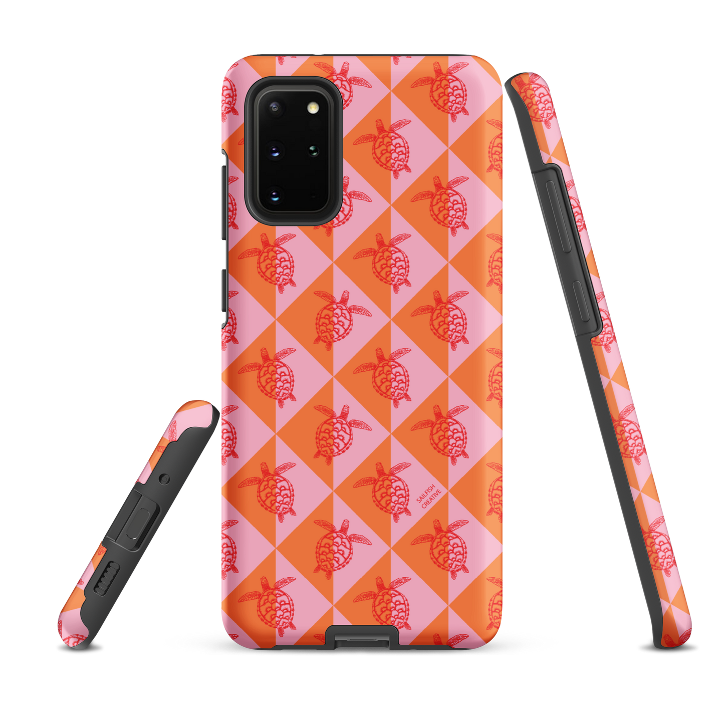 Samsung Phone Case -  Turtle Diamonds Candy Sunset