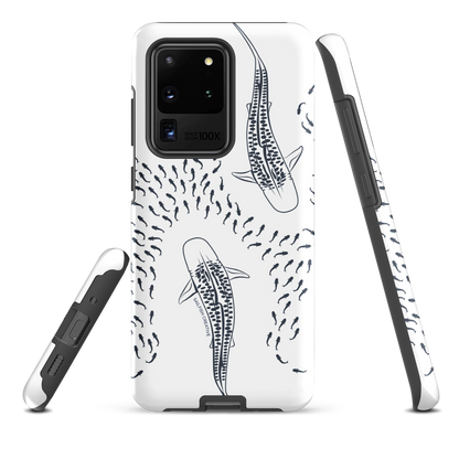 Samsung Phone Case -  Tiger Sharks Outline