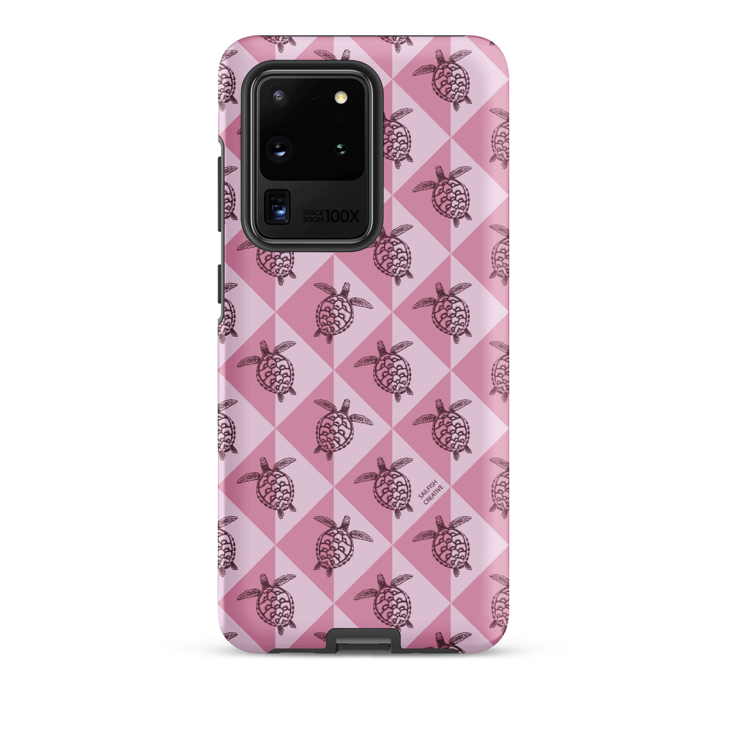 Samsung Phone Case -  Turtle Diamonds Orchid