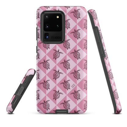 Samsung Phone Case -  Turtle Diamonds Orchid
