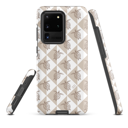 Samsung Phone Case - Turtle Diamonds Neutral