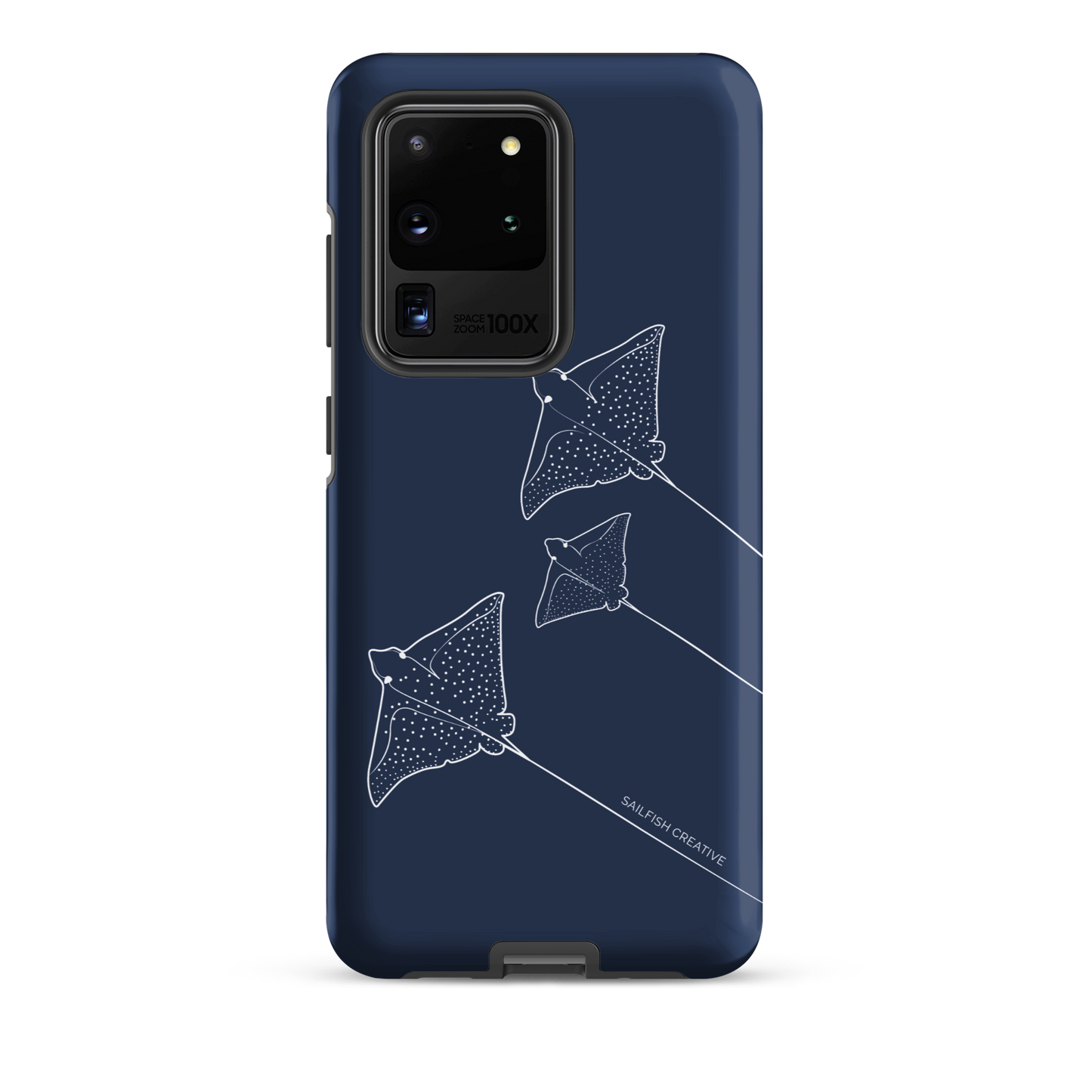 Samsung Phone Case -  Eagle Ray Outline Navy