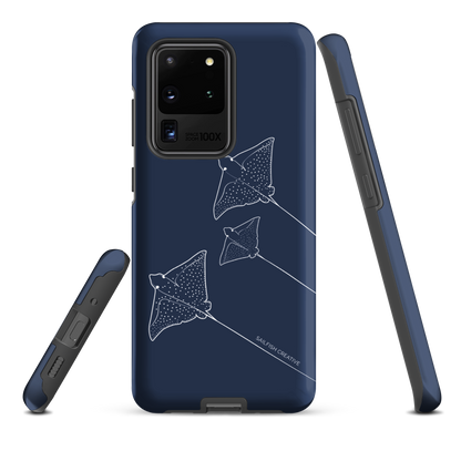Samsung Phone Case -  Eagle Ray Outline Navy