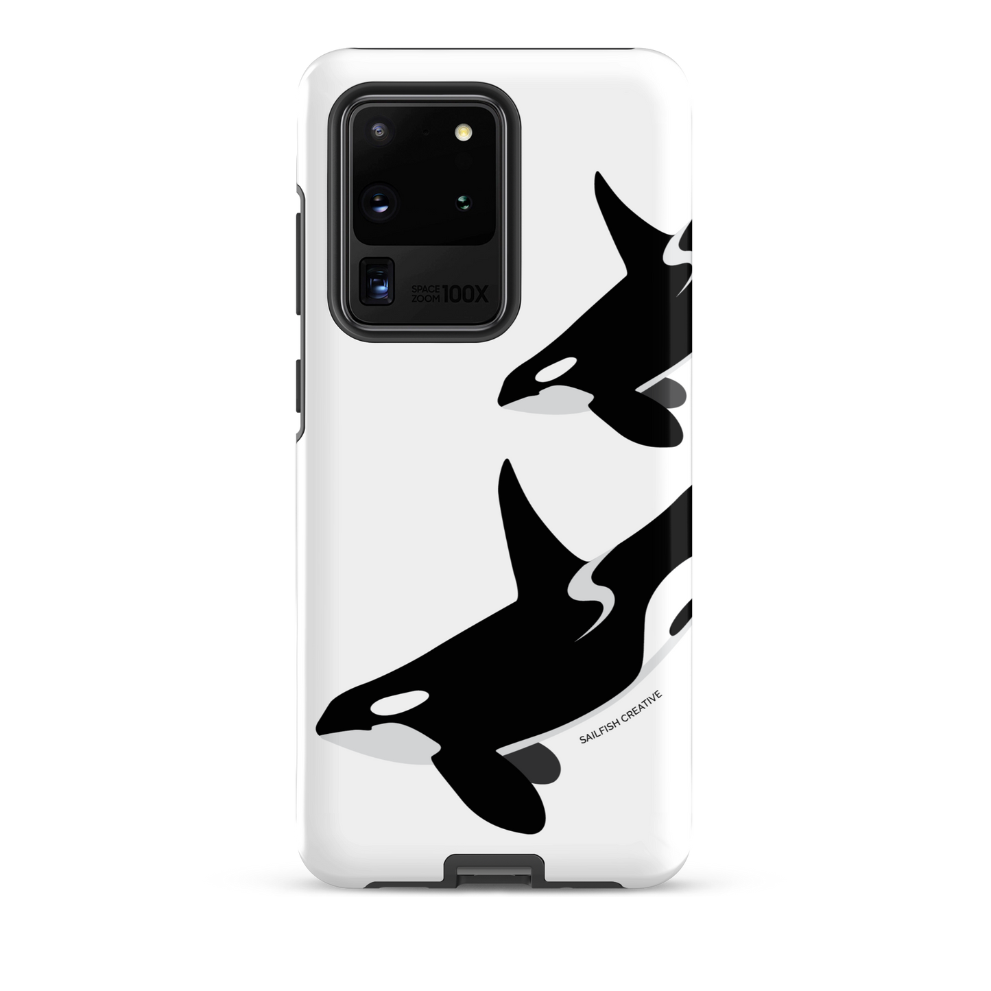 Samsung Phone Case -  Orca Killer Whale White