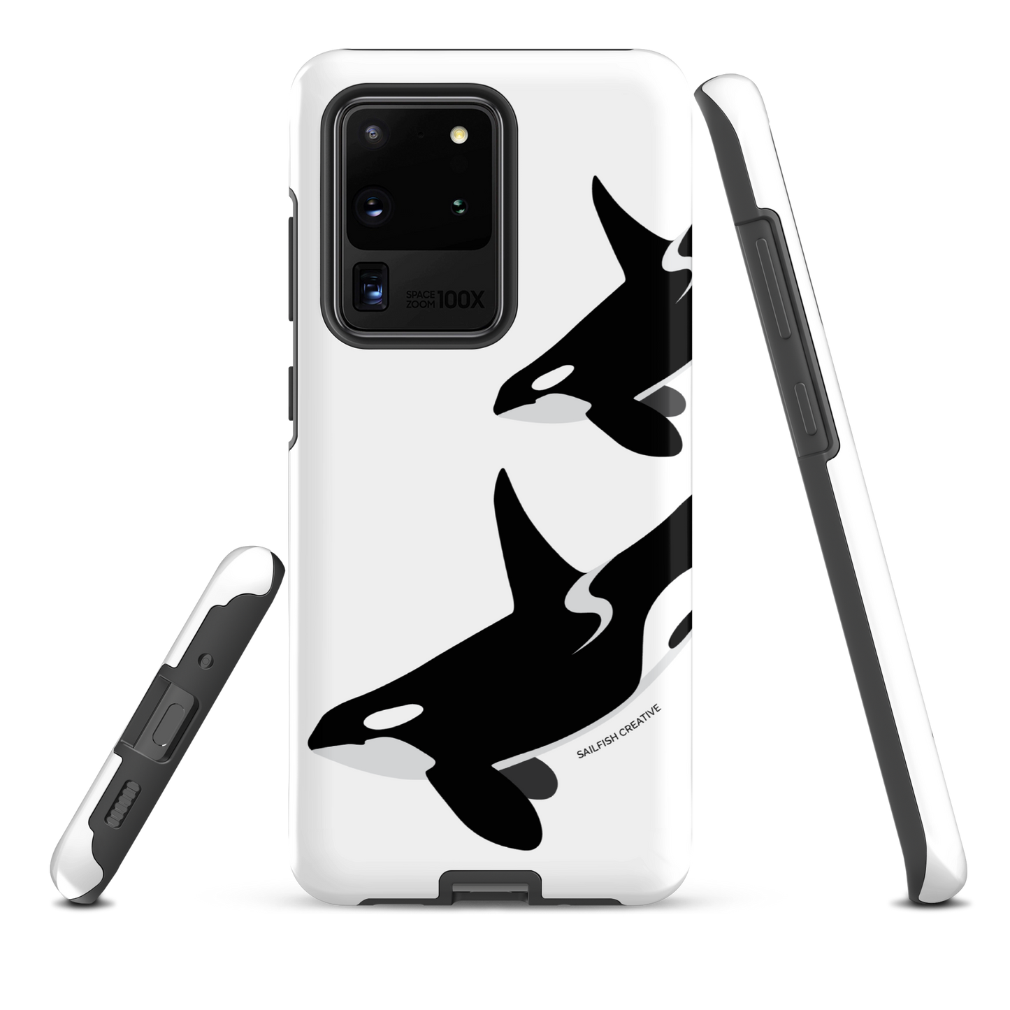 Samsung Phone Case -  Orca Killer Whale White