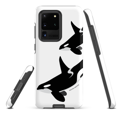 Samsung Phone Case -  Orca Killer Whale White
