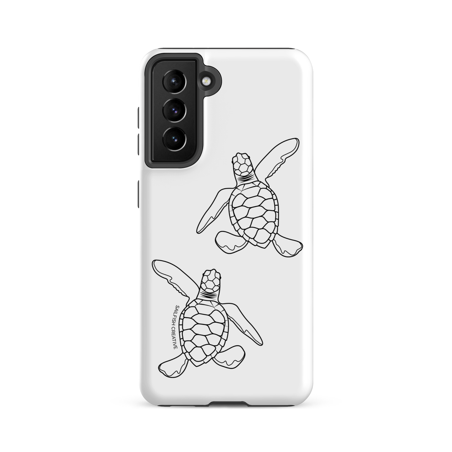 Samsung Phone Case - Turtle Hatchlings Outline