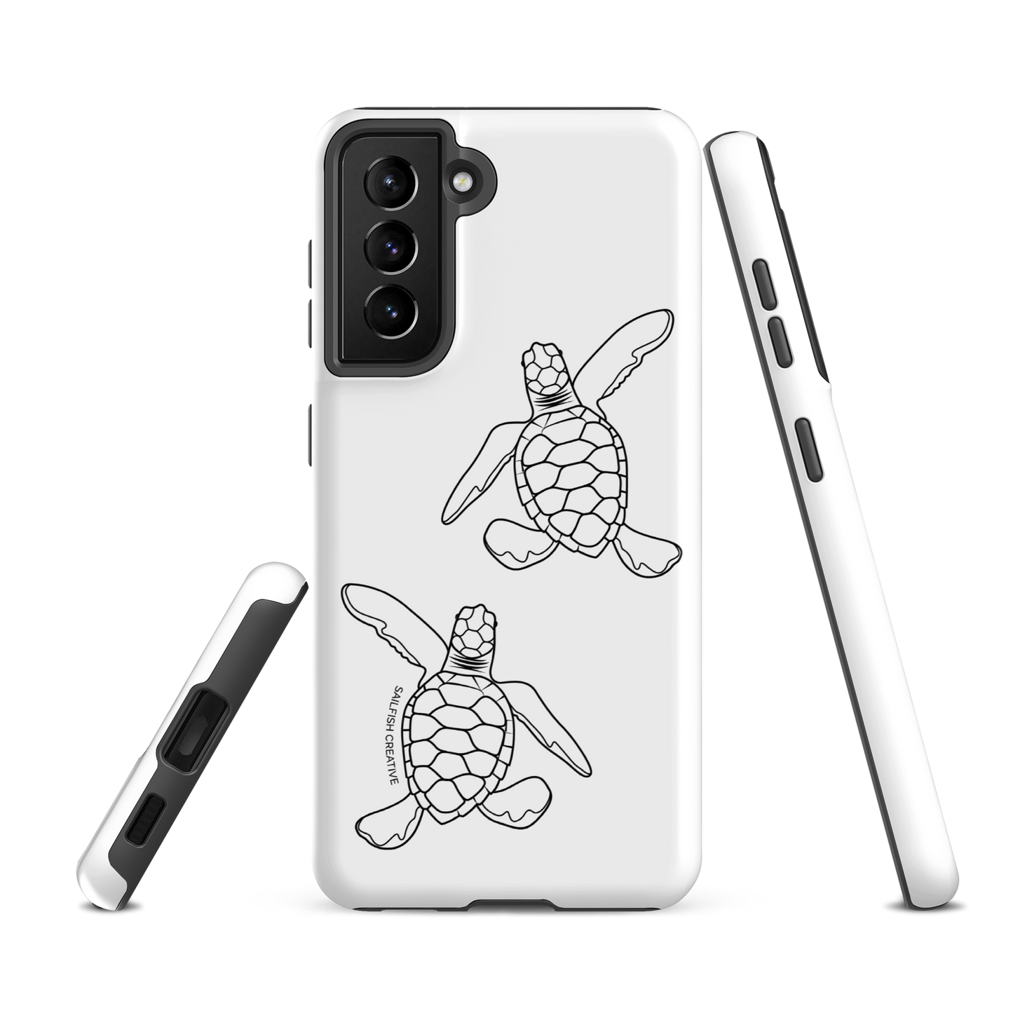Samsung Phone Case - Turtle Hatchlings Outline