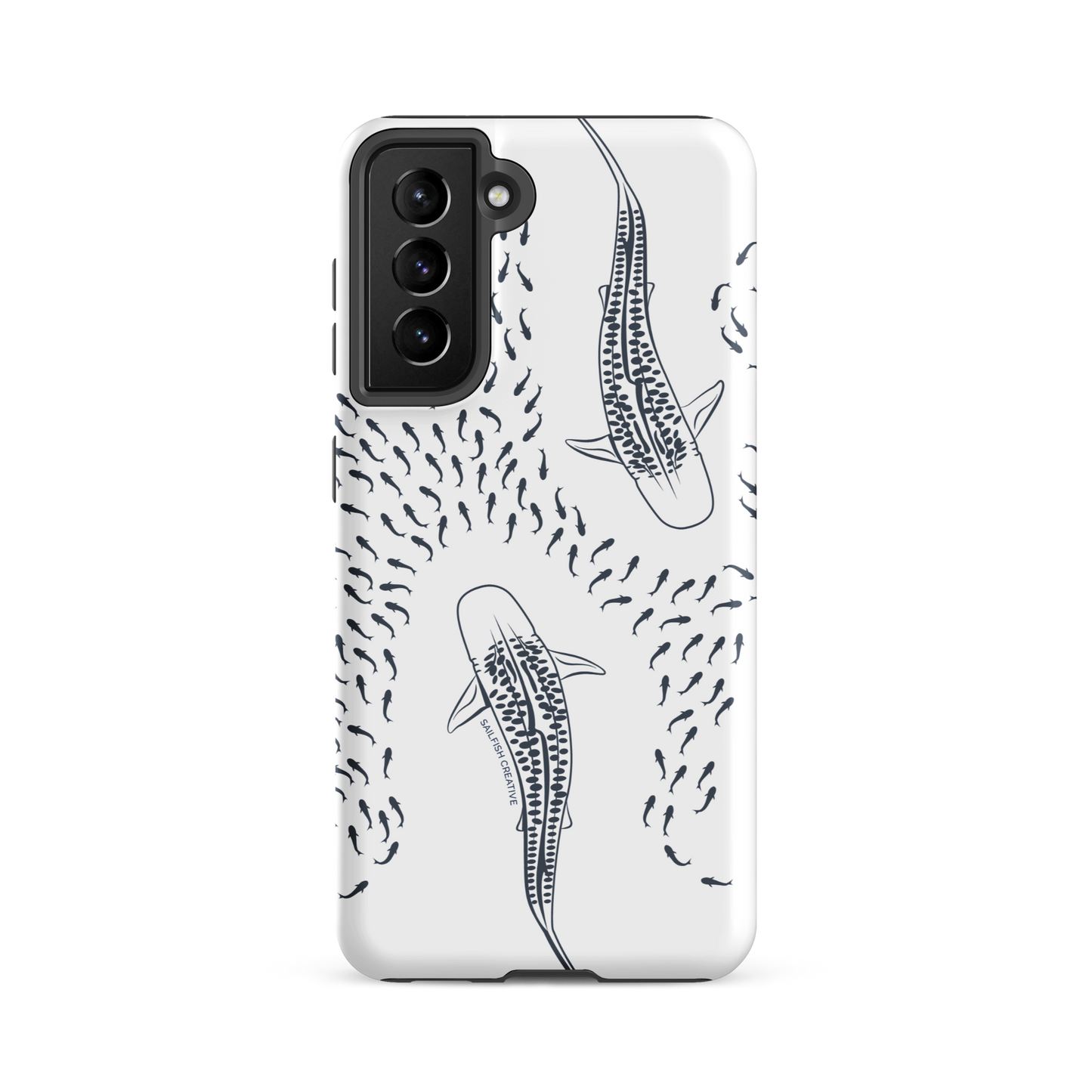 Samsung Phone Case -  Tiger Sharks Outline