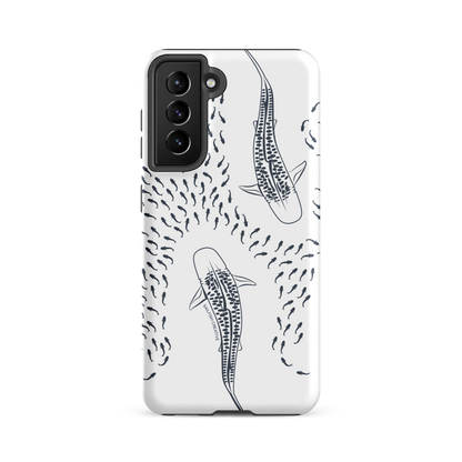 Samsung Phone Case -  Tiger Sharks Outline