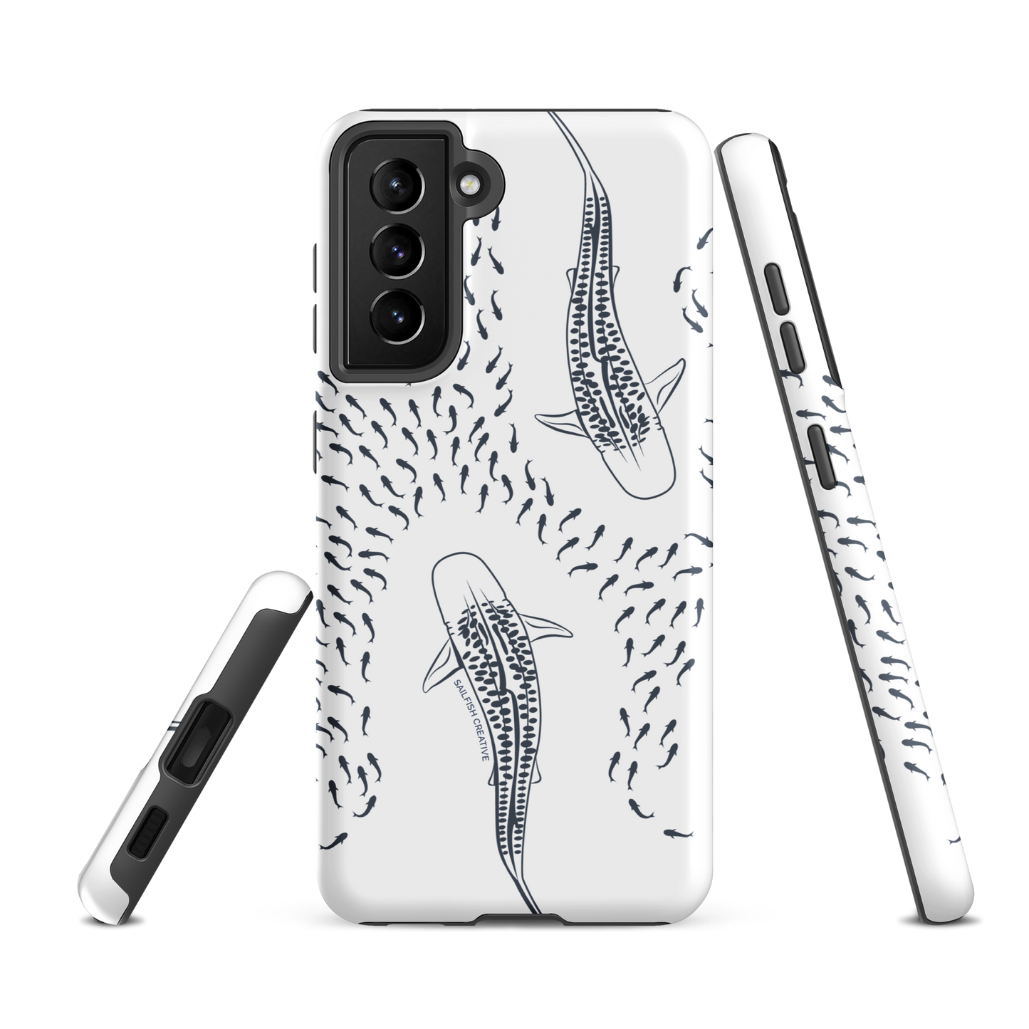 Samsung Phone Case -  Tiger Sharks Outline
