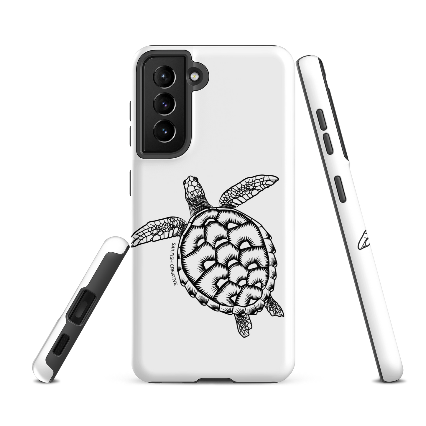 Samsung Phone Case - Turtle Outline