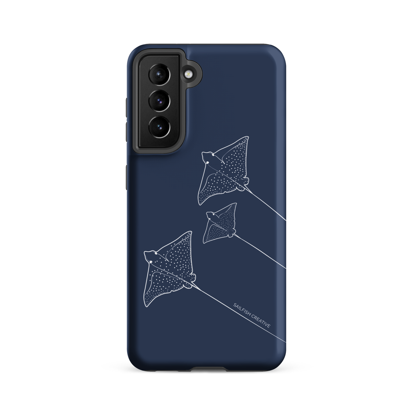 Samsung Phone Case -  Eagle Ray Outline Navy