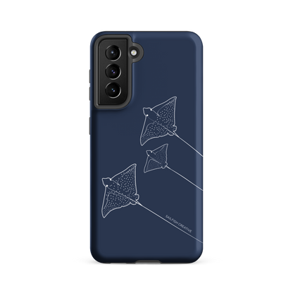 Samsung Phone Case -  Eagle Ray Outline Navy