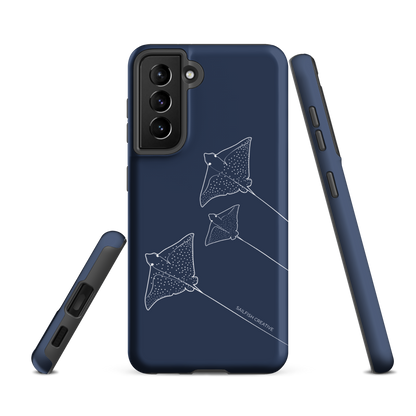 Samsung Phone Case -  Eagle Ray Outline Navy