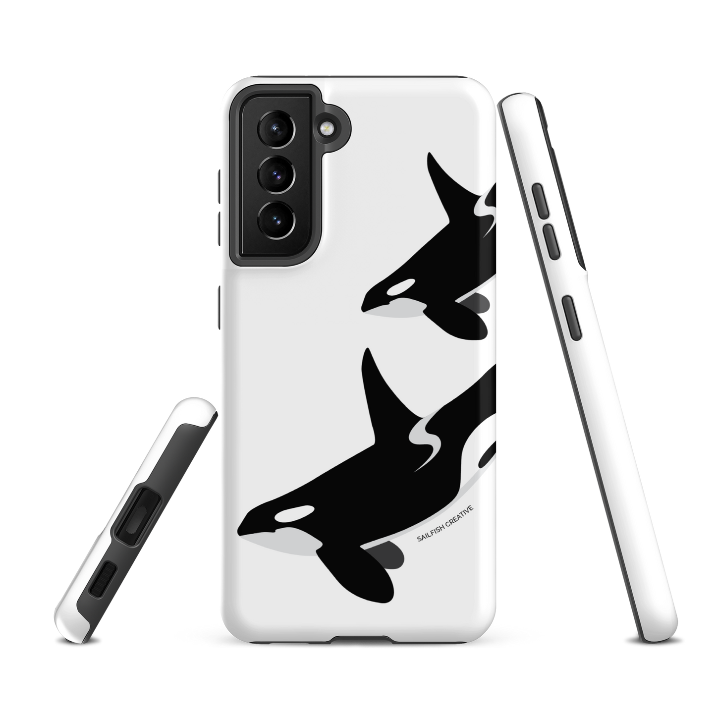 Samsung Phone Case -  Orca Killer Whale White