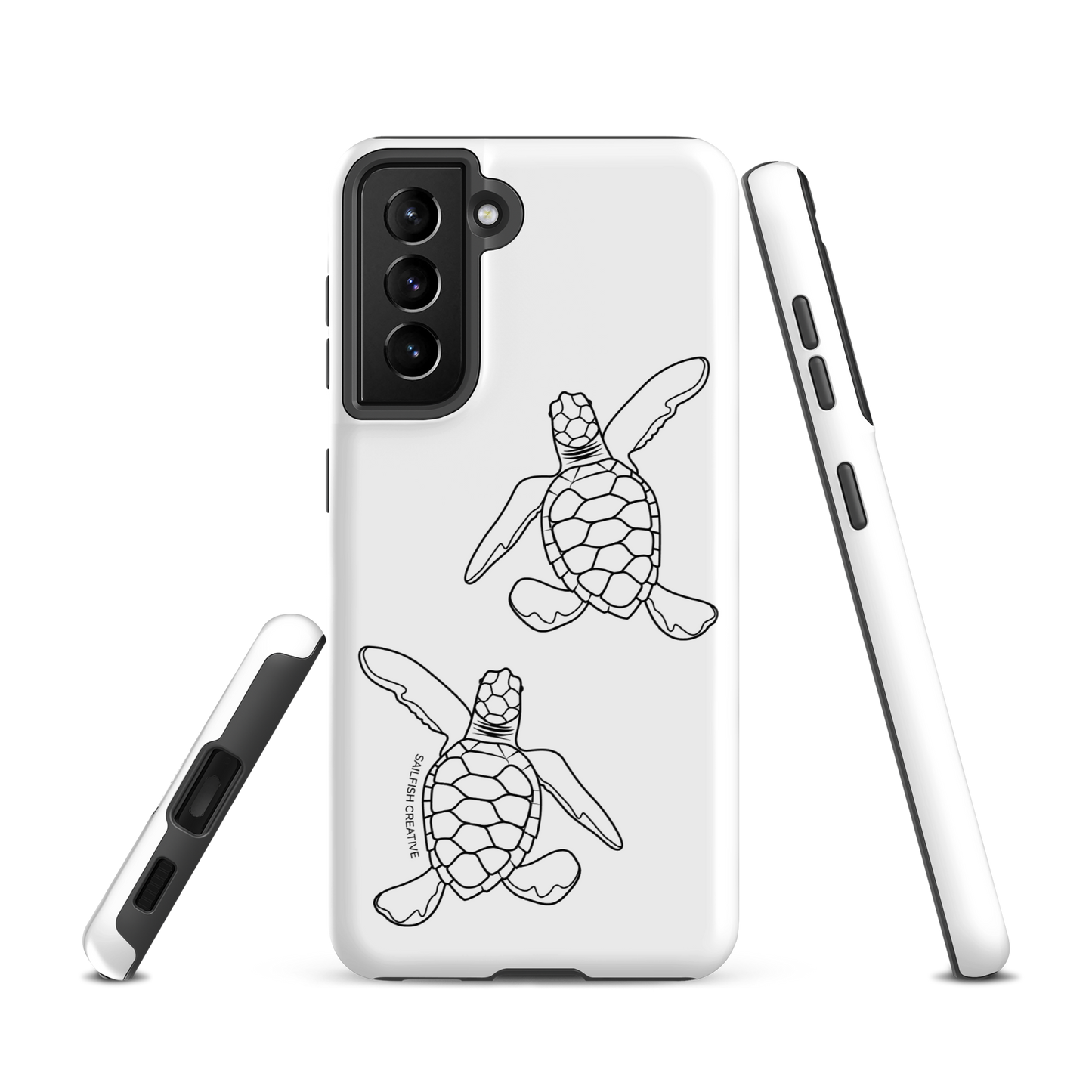 Samsung Phone Case - Turtle Hatchlings Outline
