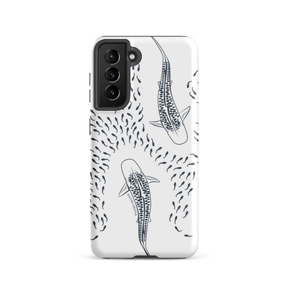 Samsung Phone Case -  Tiger Sharks Outline