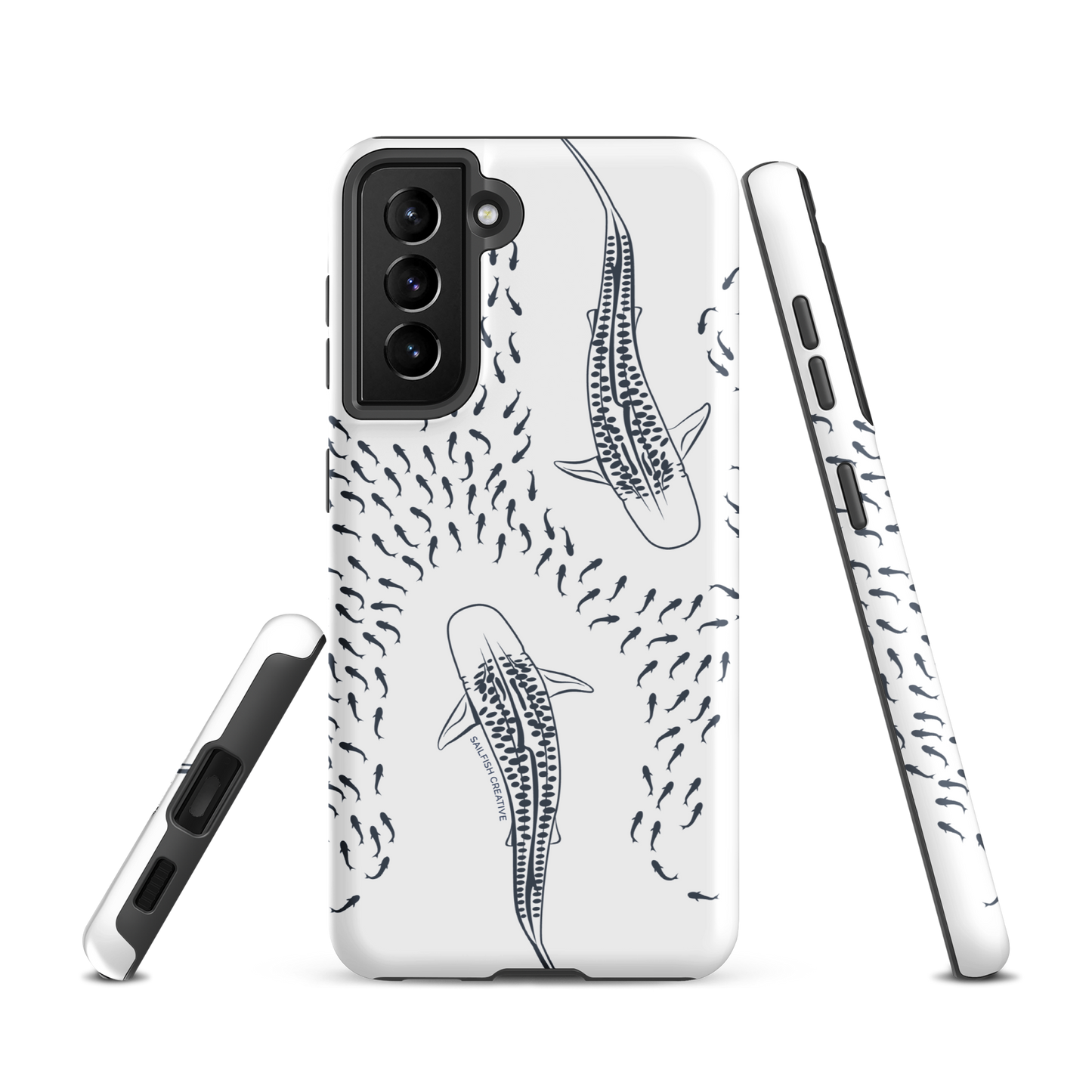Samsung Phone Case -  Tiger Sharks Outline