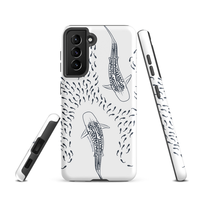 Samsung Phone Case -  Tiger Sharks Outline