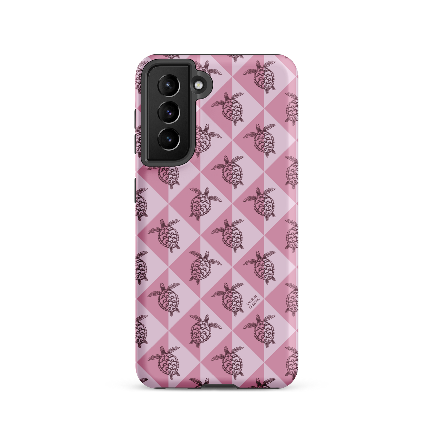 Samsung Phone Case -  Turtle Diamonds Orchid